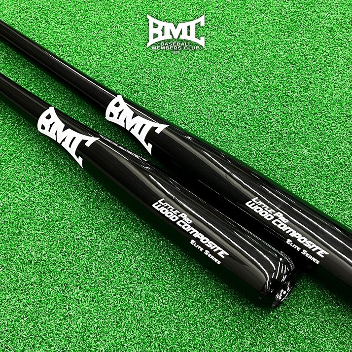 [BMC] 엘리트 대나무 배트 유소년 엘리트 사회인 야구, 1개, 블랙