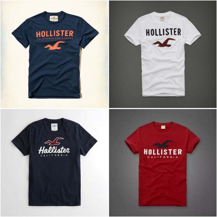 HOLLISTE 남성 반팔티셔츠 라운드넥