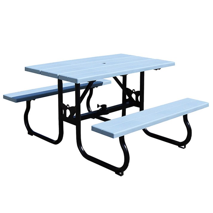 [아리노] 국산 플라스틱 테라스 테이블 의자 정원용 야외용 (파라솔별도), 테라코타, 1개