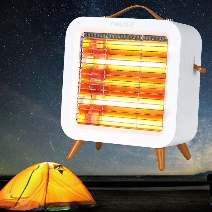400와트 스윗캠핑히터 캠핑 난로 전기 히터 무소음 저소음 미니 차박 캠핑용 팬히터 온풍기 이동식 휴대용 스윗플래닛