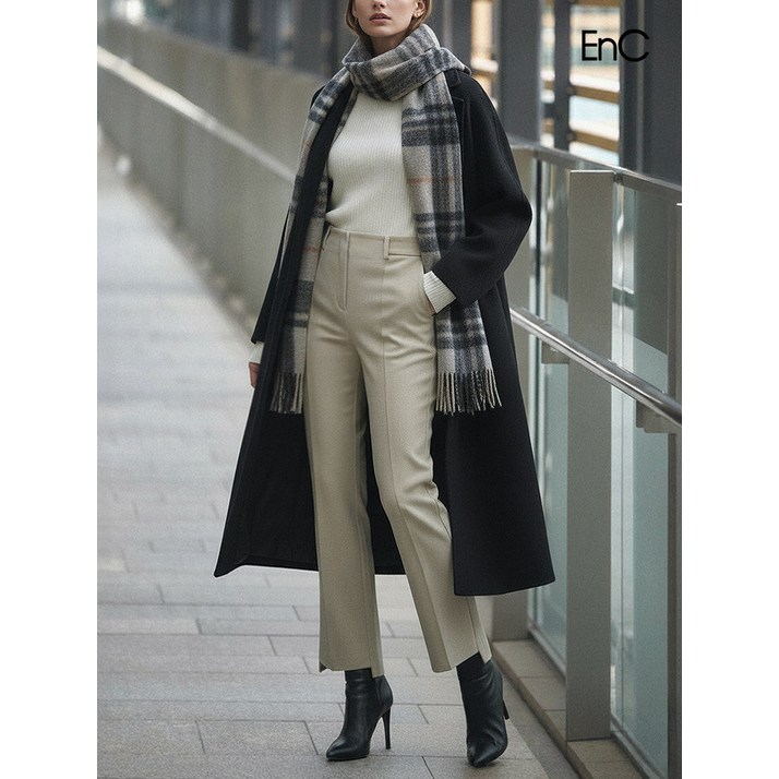 [ENC]절개라인 언발란스팬츠 (ENTA24T64W)