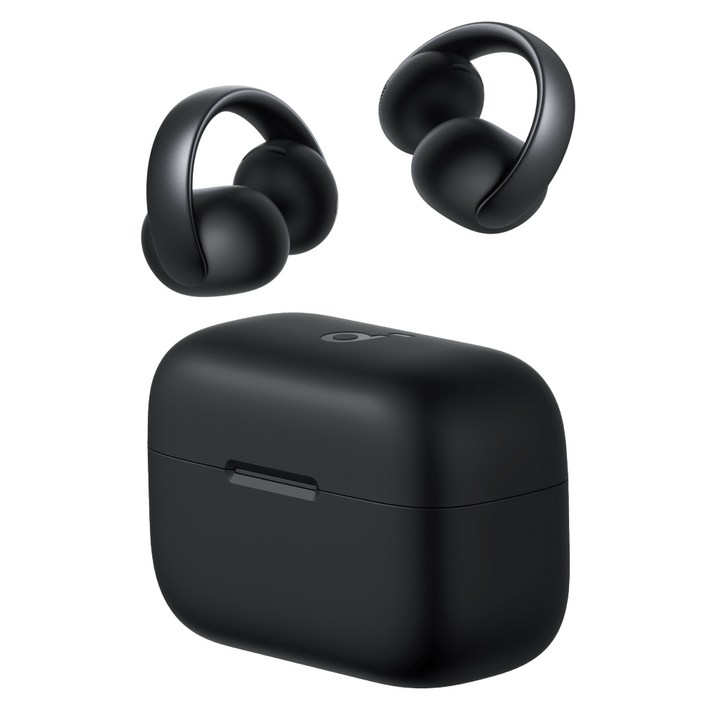 앤커 사운드코어 에어로클립 블루투스이어폰, 블랙, A3388