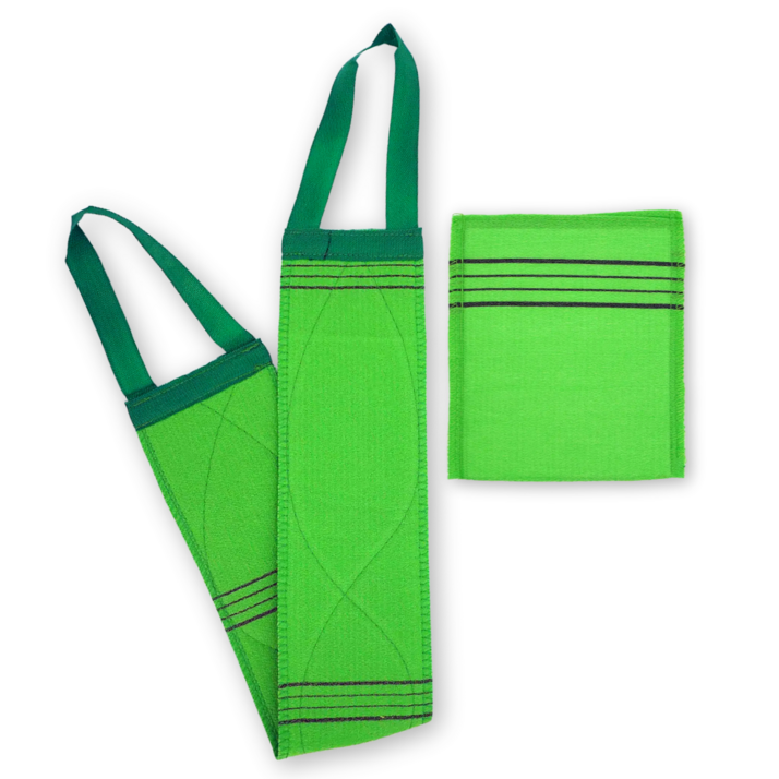 때 잘밀리는 전신 때밀이 세트 등타올 손타올 2종 세트 전통 방식 그대로 이태리 스타일, 1개