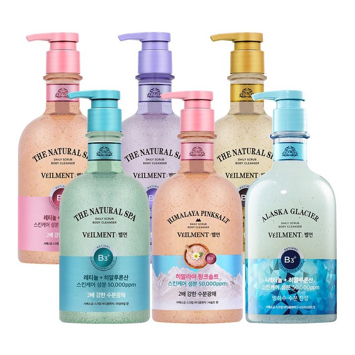 벨먼 스파 수분광채 바디워시 600ml 3종 택 1, 1개, 600ml