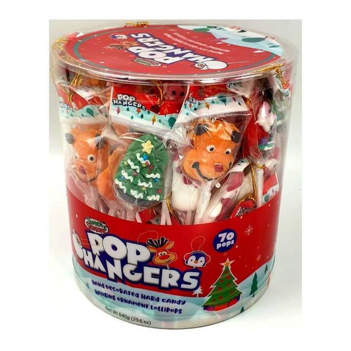 팝 행어스 캔디 막대사탕 840g 70개입 크리스마스캔디 코스트코
