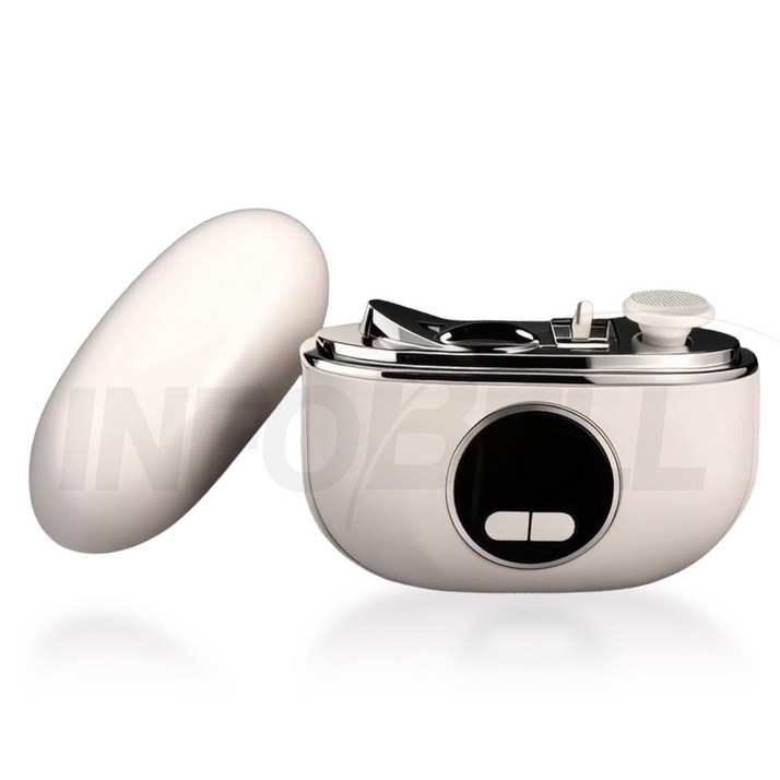 [TV홈쇼핑정품 인포벨]벨루아체 굿네일 무선 전동 손발톱 관리기 휴대용 간편 충전식 큐티클 굳은살 제거 정리