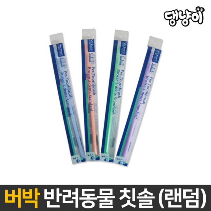댕냥이 버박 덴탈 미니 칫솔 3P 버박 반려동물 미니 칫솔