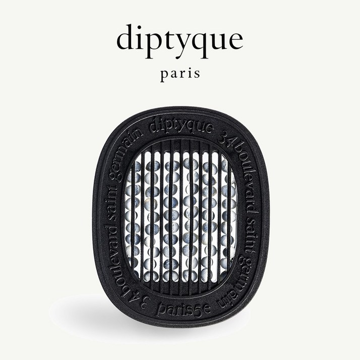 DIPTYQUE 딥디크 차량용 명품 방향제 카디퓨저 베 이 리필용 캡슐 리본포장 쇼핑백포함, 플레르도랑줴, 1개