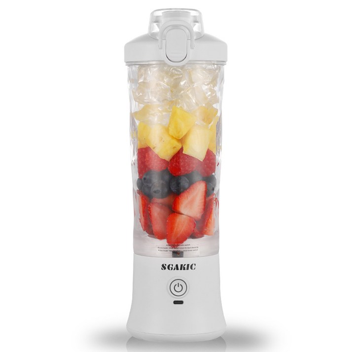 SGAKIC 미니 초고속 블렌더 휴대용 주스 얼음 믹서기 텀블러