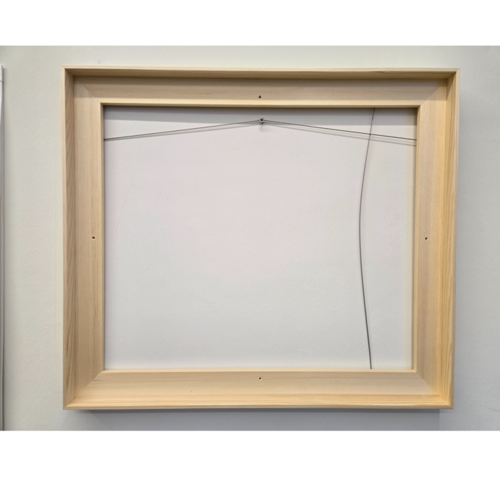 입술형 0.6cm 6mm 슬림타입 원목올림액자 우드프레임 1호부터 60호, 1개, 네츄럴내측높이3.5cm