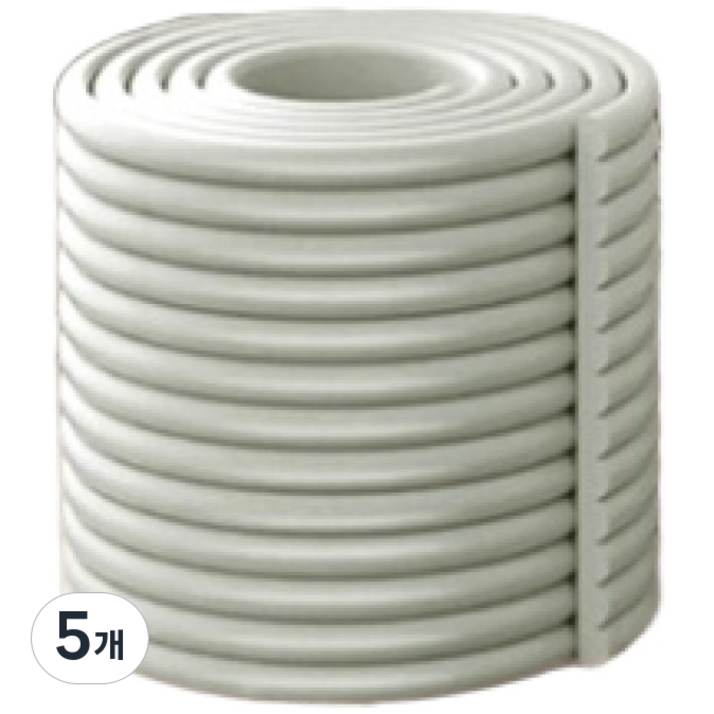 소음 방지 바닥 계단 매트 미끄럼방지 책상 벽 기둥 코너 모서리 보호대 부딛힘방지, 5개