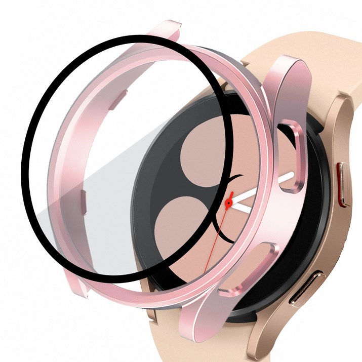 루아러블 갤럭시워치 액정 보호 강화유리 풀커버 케이스