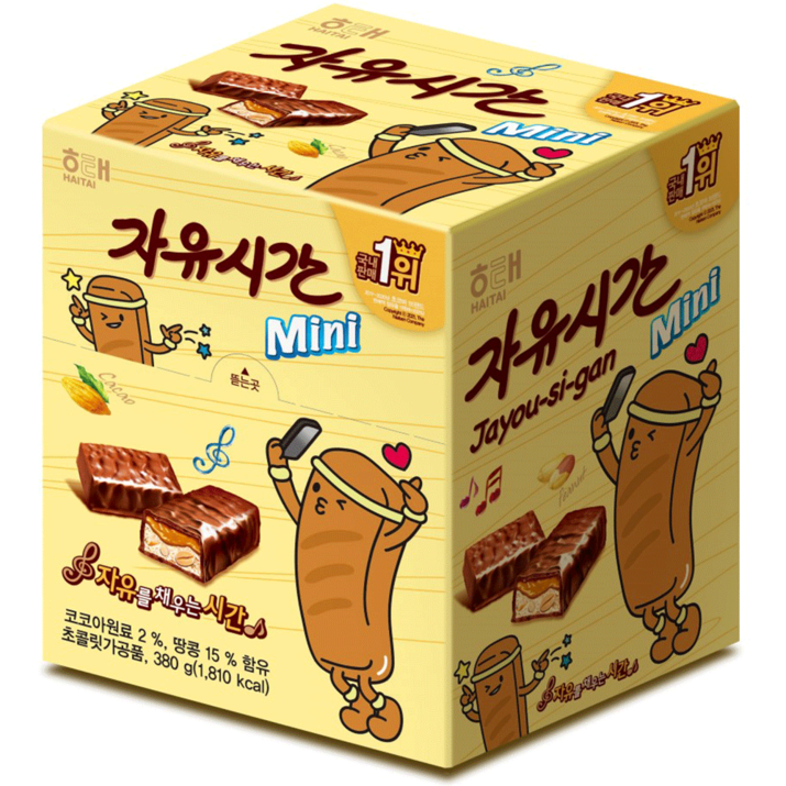 자유시간 mini 초콜릿 38p, 380g, 1개 6186151261