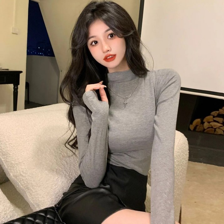 녕동 여성 빅사이즈 프렌치 레깅스 원피스 여자 가을 겨울 가죽 나시 원피스 A라인 멜빵 원피스