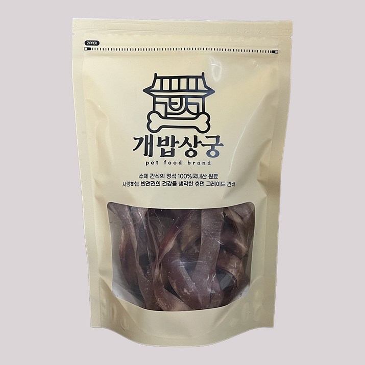 개밥상궁 프리미엄 강아지 애견수제 간식 돼지귀슬라이스 대용량 150g x 2개 특가, 2팩 개밥상궁 프리미엄 강아지 애견수제 간식 돼지귀슬라이스 대용량 150g x 2개 특가, 2팩