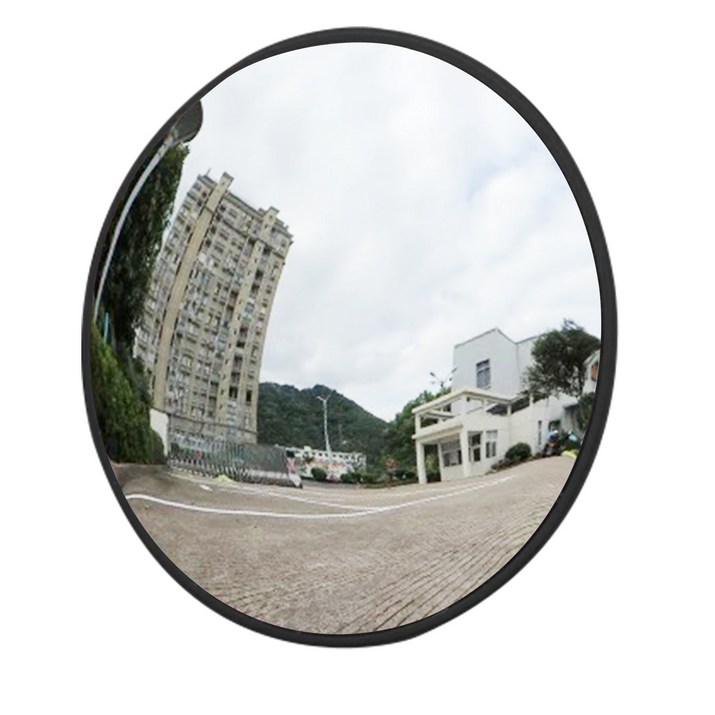 볼록거울 반사경 방범거울 자동차 도로안전용품 코너 거울 요철 거울 실내 광각거울 실외 실내 반사경 원형 도로 주차장 마트 편의점, 1개