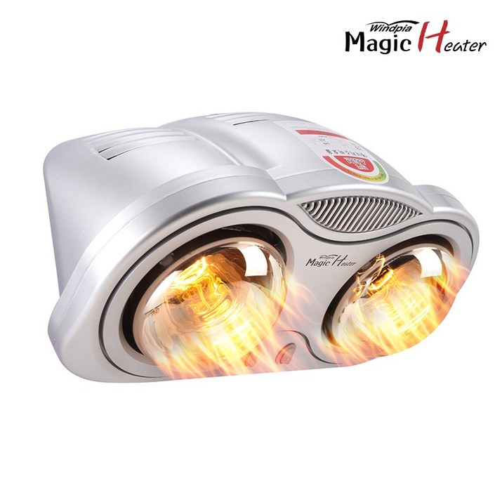 욕실 난방기 히터 화장실 온열기 난방기 2구 WH125B