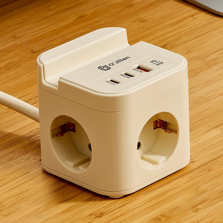 오지렌 고속충전 고용량 거치대 큐브 멀티탭