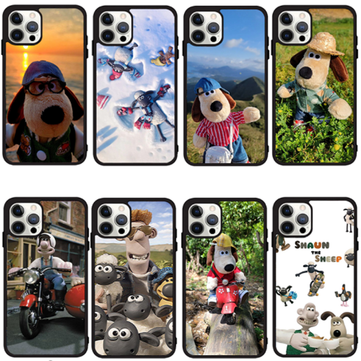 월레스 그로밋 인형 범퍼케이스 아이폰16 아이폰15 아이폰14프로 S24 S23 S22 S21 노트20울트라 노트10 A13 A15 A23 A24 A25 X커버5