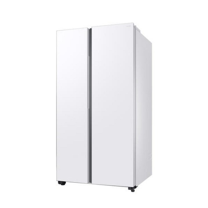 삼성 양문형냉장고 2도어 메탈 스노우 화이트 852L RS84DG5002WW