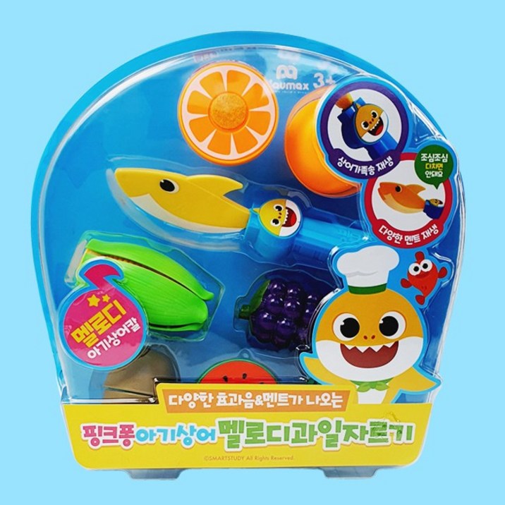 핑크퐁 멜로디 과일자르기 아기상어 배터리 교체 요망, 1개 핑크퐁 멜로디 과일자르기 아기상어 배터리 교체 요망, 1개