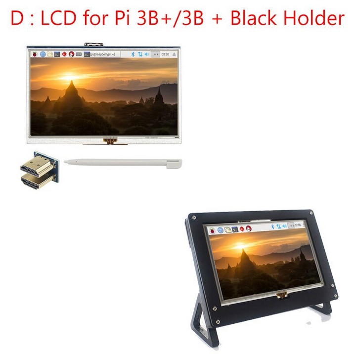 Raspberry Pi 4 Model B 5 inch Touchscreen TFT 800×480 Display LCD Touch Screen for Ra C00026357