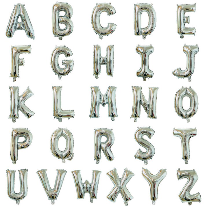 스마일파티 16인치 미니 알파벳 풍선 문자 영문 A~Z 26종 세트