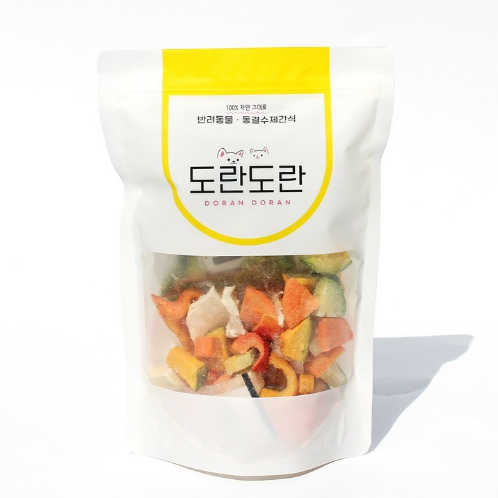 도란도란 동결건조 야채 베지칩스 20g  40g 미니 야채칩 강아지 수제간식 채소 영양 간식