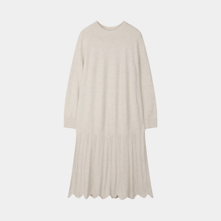 [요하넥스] 캐시 블렌드 홀가먼트 니트 원피스