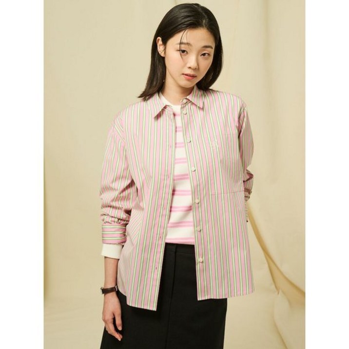 100%정품 빈폴 여성 셔츠 블라우스 편한옷 이너코디 기본템 준비 일상룩 100064837