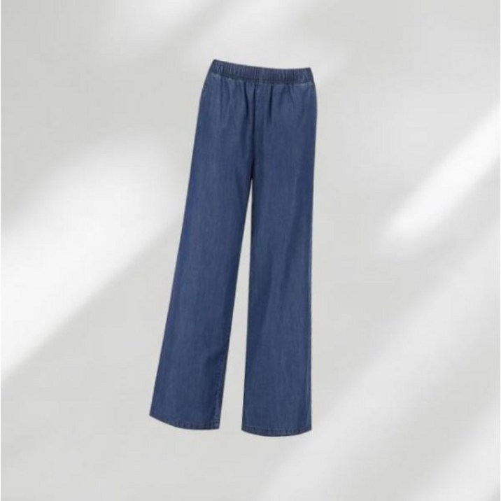 폴햄 여성 쿨링 찰랑 밴딩 와이드 데님 PHF2DP2069