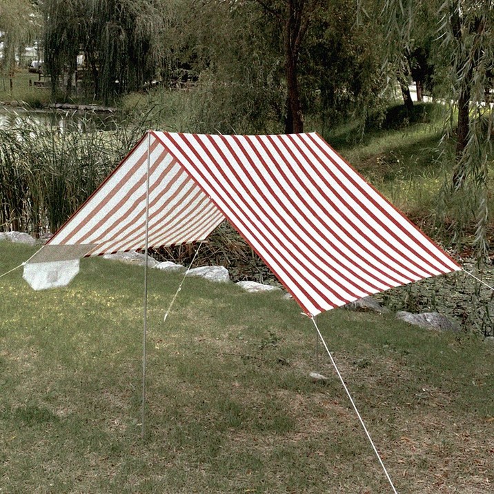 24그램 미니타프 스트라이프마젠타 그늘막 감성타프 24gram