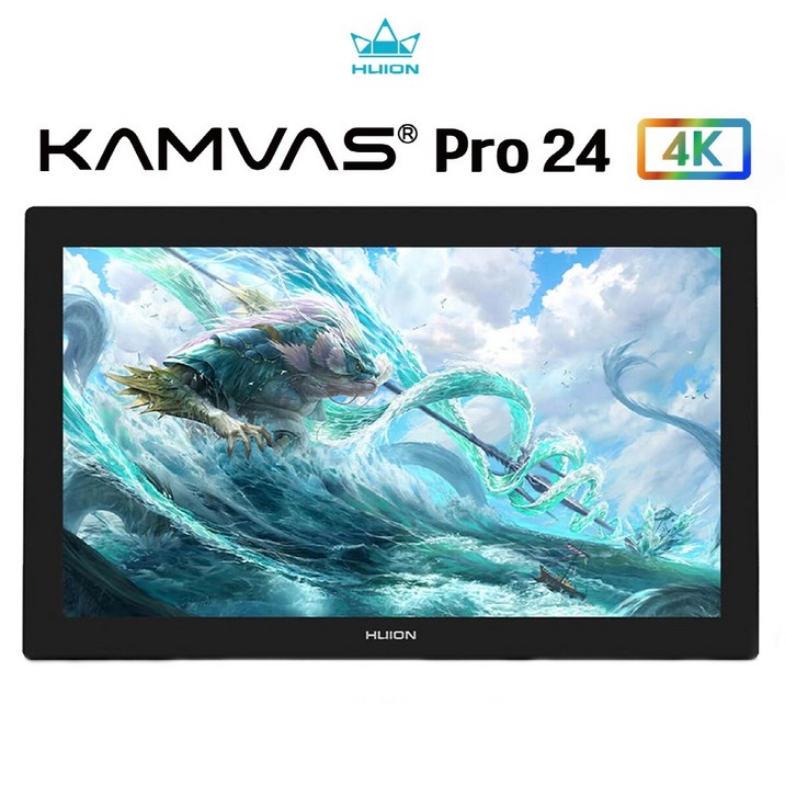 휴이온 KAMVAS Pro 24 4K UHD액정타블렛, 블랙 6558944663