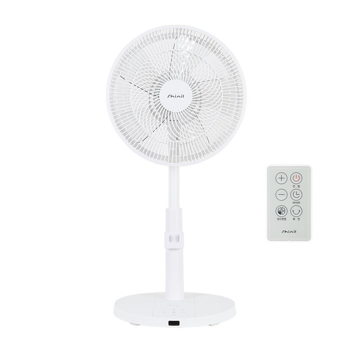 신일 인공지능 BLDC모터 무소음 리모컨 선풍기, 화이트.214