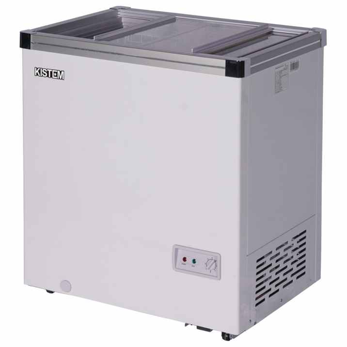 키스템 아이스크림 냉동고 KIS-SD14F 과일 편의점 쇼케이스 유리슬라이드, KIS-SD14F, 단일색상