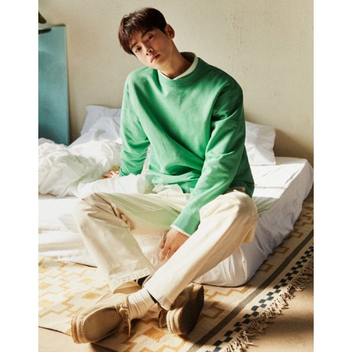 GIORDANO 023510 언브러시드 테리 맨투맨15color