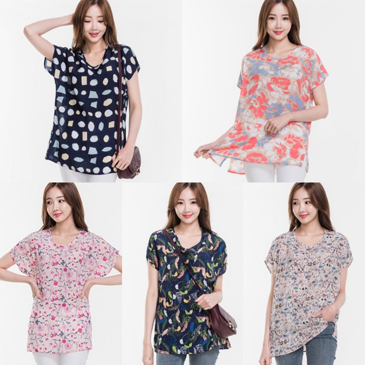 이라인아로하 인견 롱티셔츠 2XL 빅사이즈