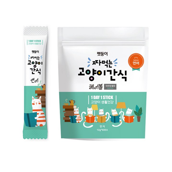 펫둥이 짜먹는 고양이 간식 3가지맛