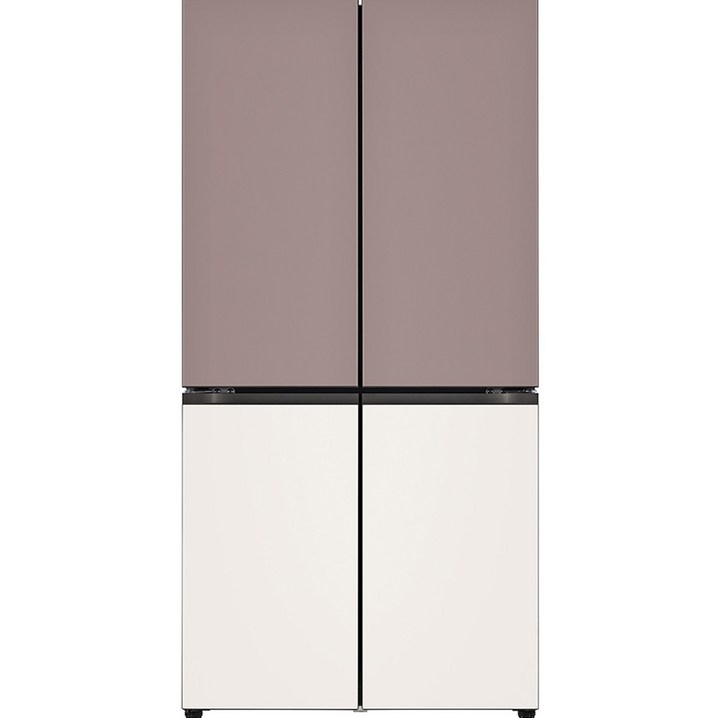 [색상선택형] LG전자 디오스 오브제컬렉션 4도어냉장고 H874AAA012 글라스 방문설치