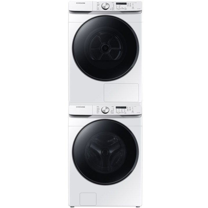 삼성전자 그랑데 세탁기 WF19T6000KW 19kg 건조기 DV17T8520BW 17kg 직렬설치 키트 방문설치