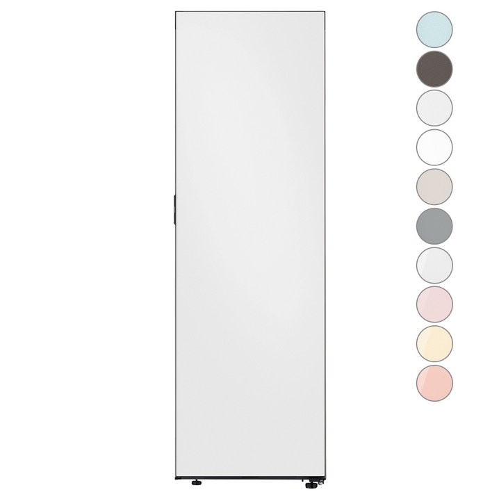 색상선택형 삼성전자 비스포크 키친핏 1도어 냉장고 좌열림 409L 방문설치