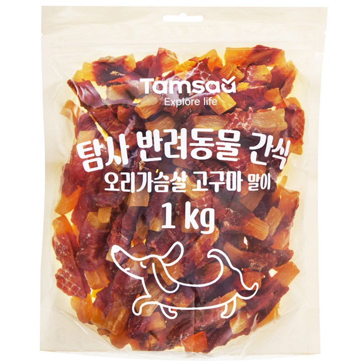 탐사 반려동물 간식 오리가슴살 고구마 말이 탐사 반려동물 간식 오리가슴살 고구마 말이