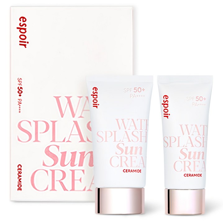 에스쁘아 워터 스플래쉬 선크림 세라마이드 SPF50 PA 60ml30ml, 1세트