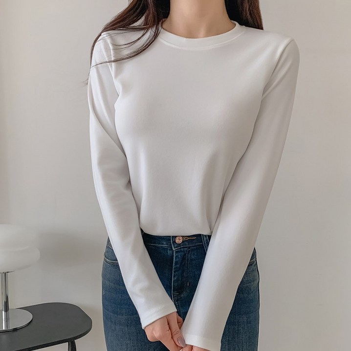 베로 여성 기모 긴팔티셔츠