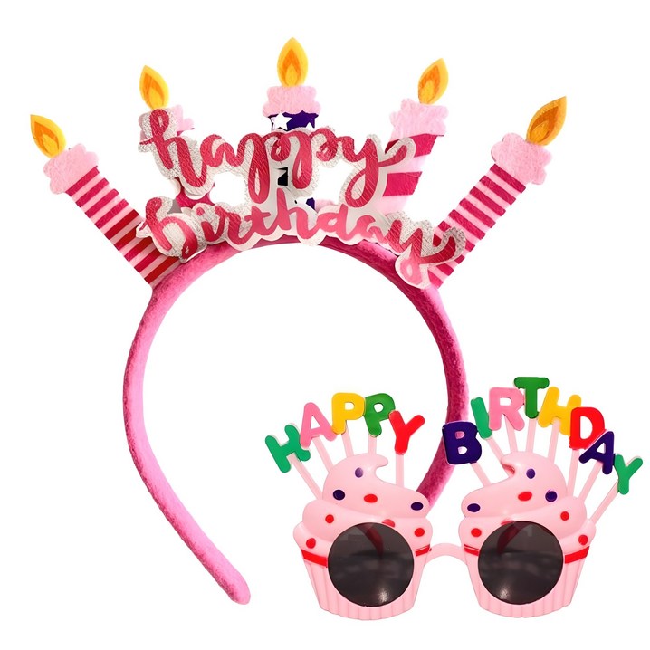 미미파티 생일 파티 축하 안경 머리띠 세트 미미파티 생일 파티 축하 안경 머리띠 세트
