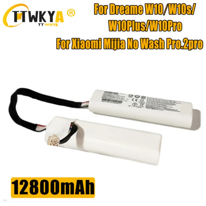 Dreame W10 W10s W10Plus W10Pro 스위퍼 용 기존 12800mAh 배터리 mijia No Wash Pro STYTJ06ZHM 배터리에 적합