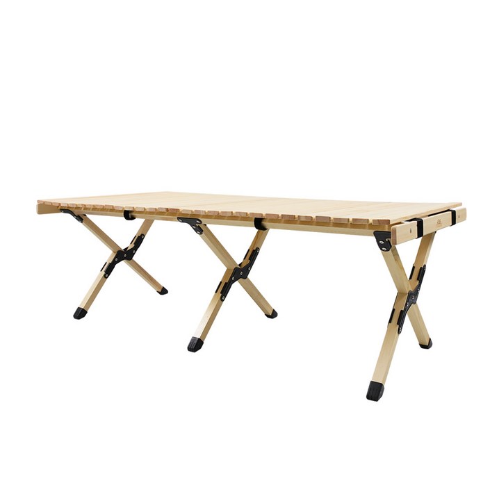 접이식 우드 롤 테이블 캠핑 휴대용 접이식탁자 등산 낚시 피크닉 가정 사무실 다용도 선반 태이블