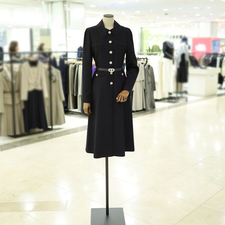 미니멈 자수 카라넥 A라인 원피스 MXDAWO9130M