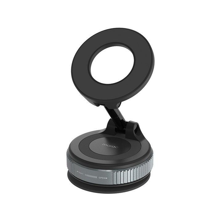 모락 진공 흡착 접이식 차량용 맥세이프 자석 거치대