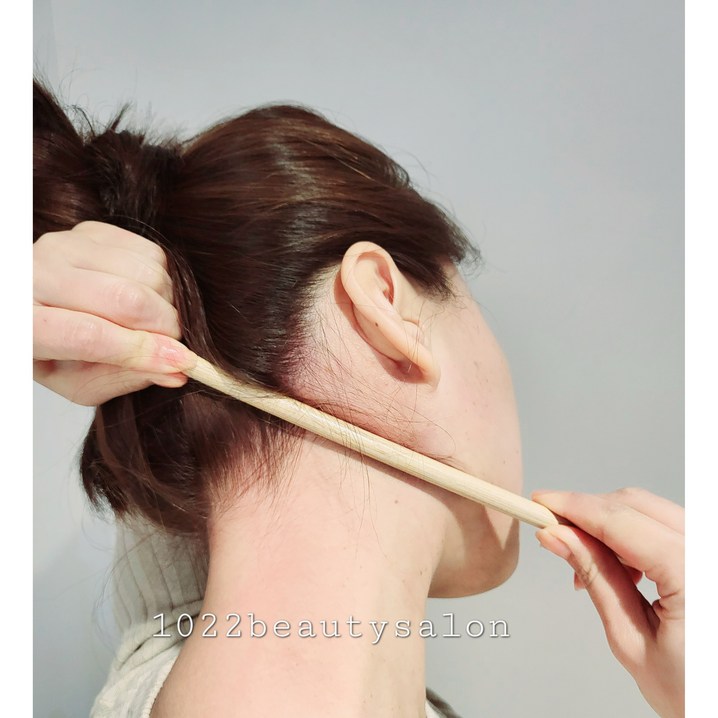 시원한 마사지 100 꽉찬 뱀부스틱 페이스 리프팅 바디 라인 뭉친근육 대나무 마사지스틱 업그레이드 뱀부스틱 bamboo stick 뱀부마사지 데콜테마사지, 1개